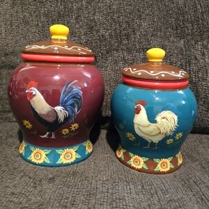 LTD Commodities | Rooster Jar Set (2)